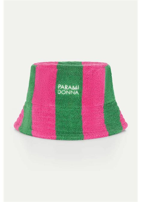 Cappello con logo PARAMIDONNA KIDS | KIDS HATFUCHSIA/EMERALD